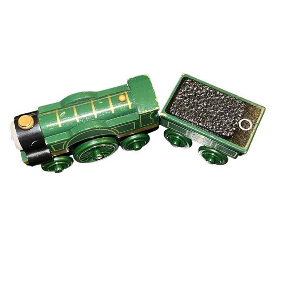 Thomas & Friends Wooden Railway Engine Emily & Tender - Picture 3 of 5